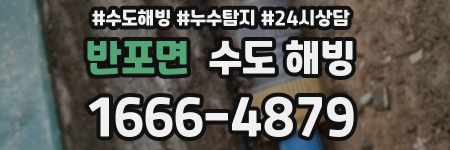 반포면 수도 해빙