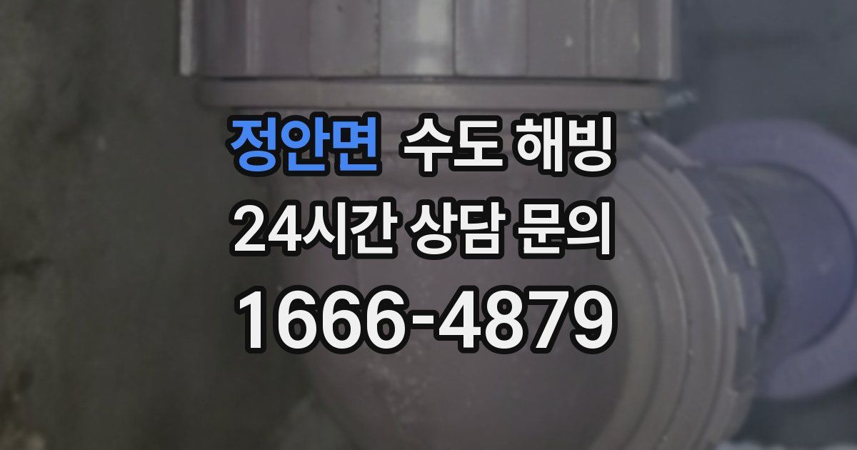 정안면 수도 해빙