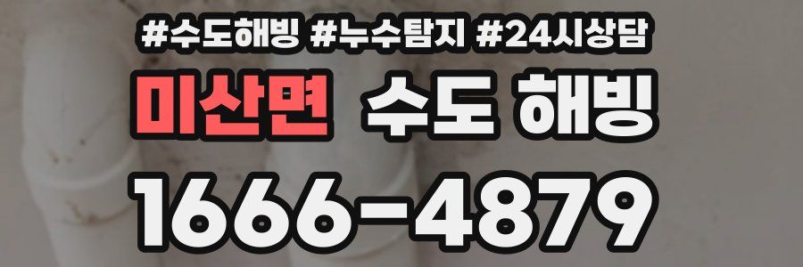 미산면 수도 해빙