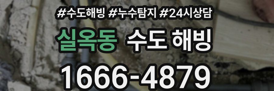 실옥동 수도 해빙