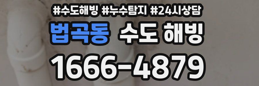 법곡동 수도 해빙