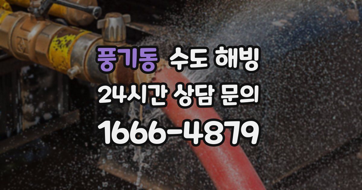 풍기동 수도 해빙