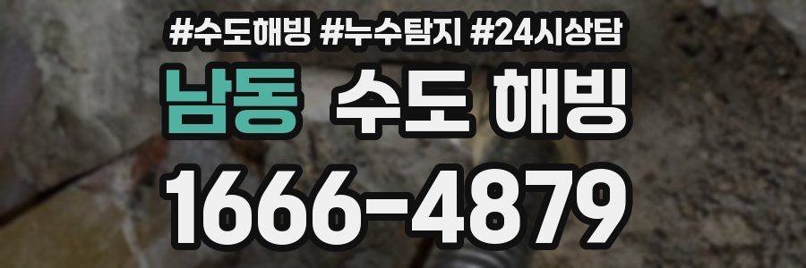 남동 수도 해빙