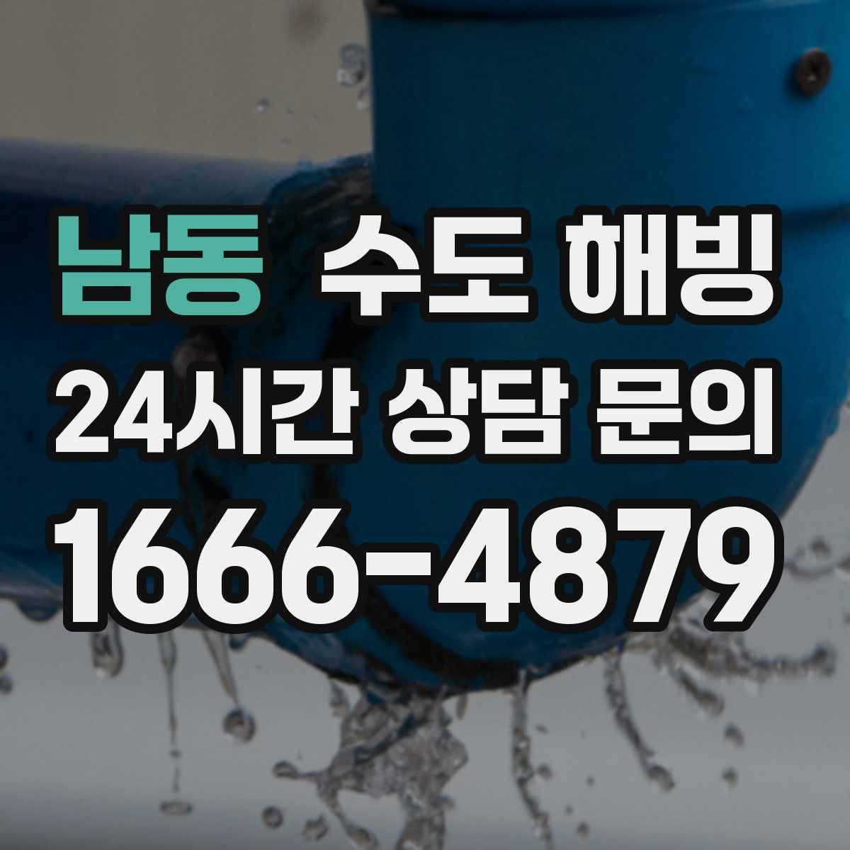 남동 수도 해빙