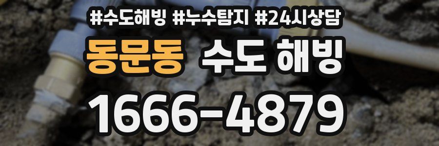동문동 수도 해빙