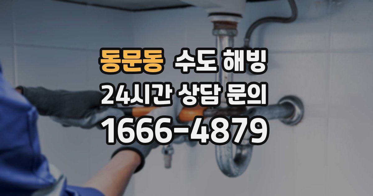 동문동 수도 해빙