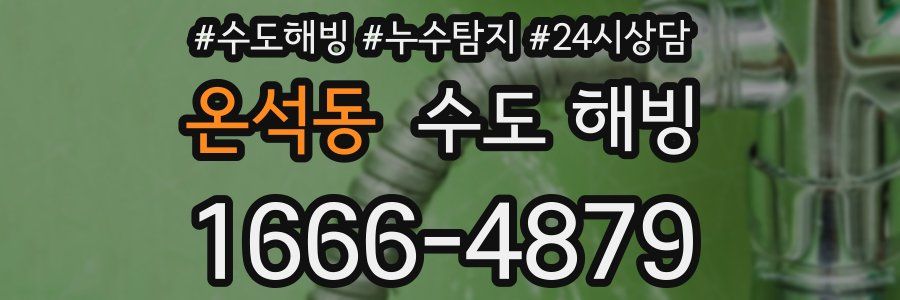 온석동 수도 해빙