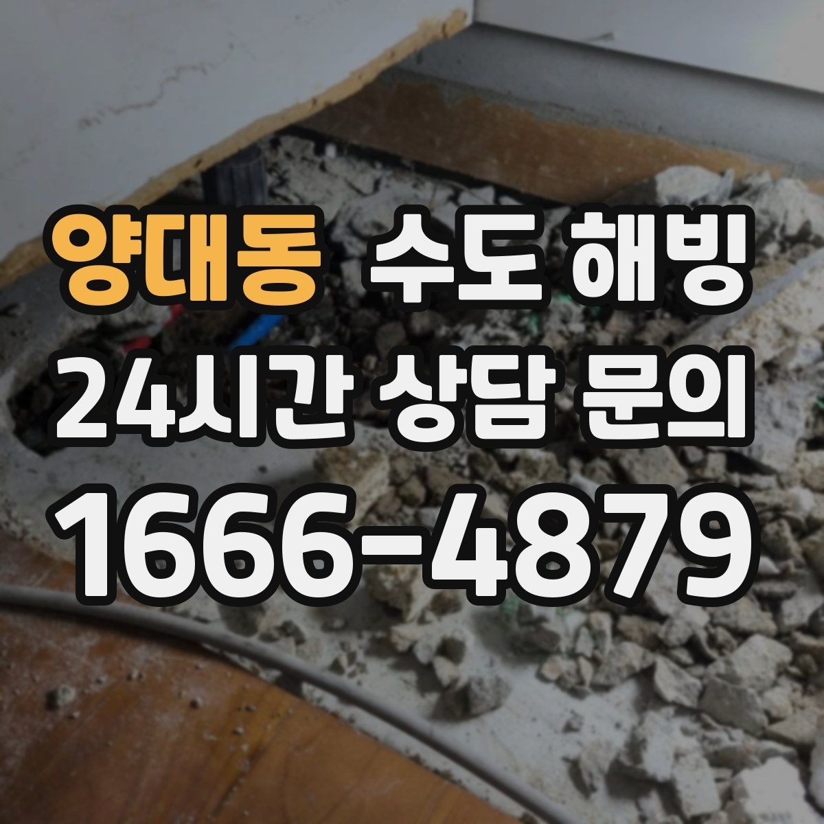 양대동 수도 해빙 싱크대 하부장 문을 열어두면 도움이 될까