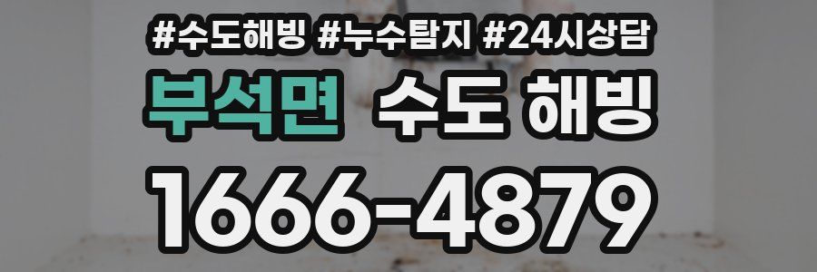 부석면 수도 해빙