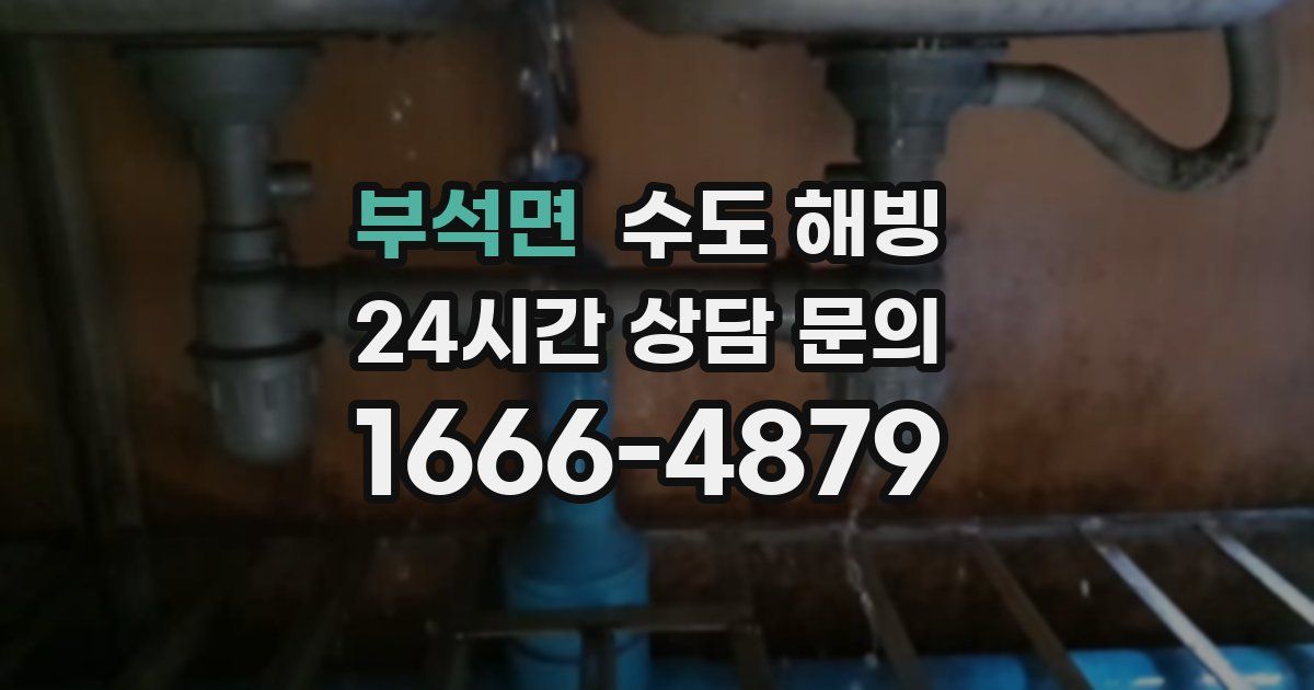 부석면 수도 해빙