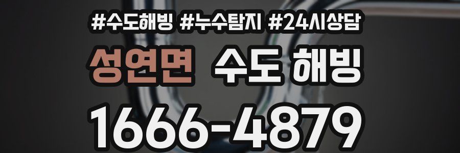 성연면 수도 해빙