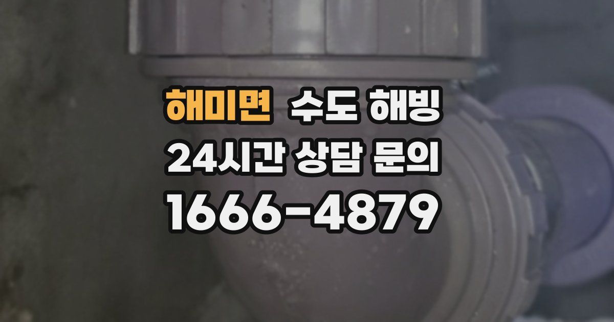 해미면 수도 해빙