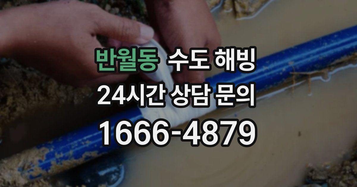 반월동 수도 해빙