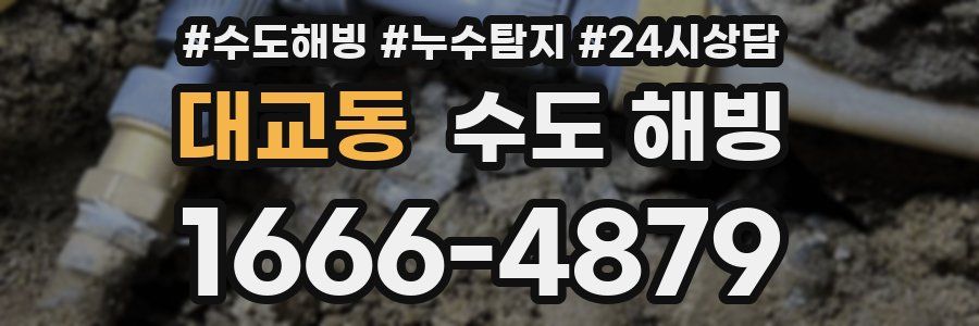 대교동 수도 해빙