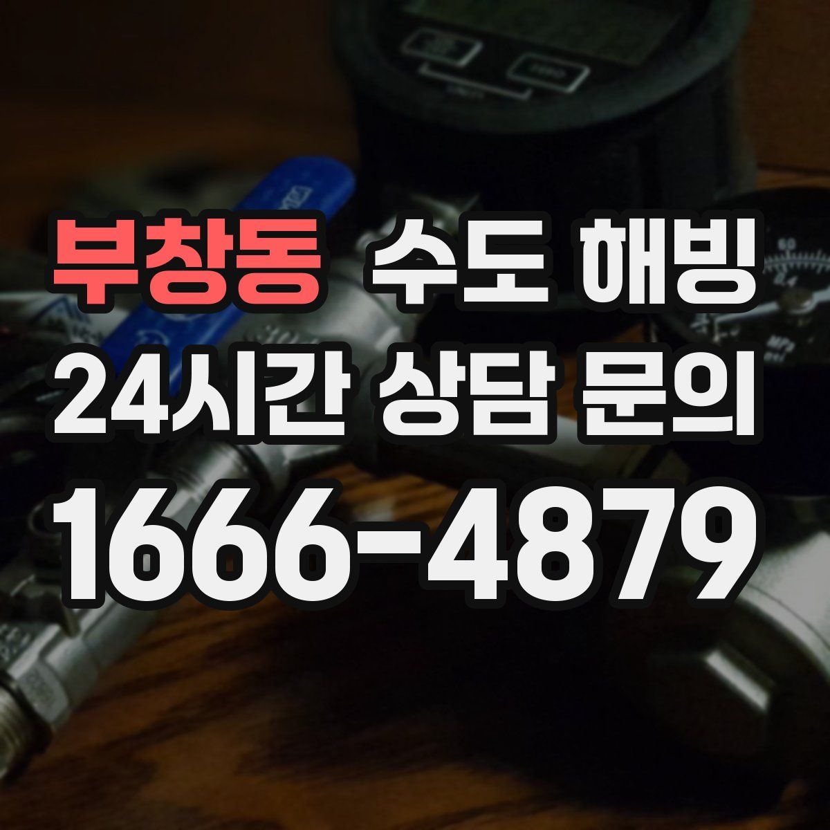 부창동 수도 해빙