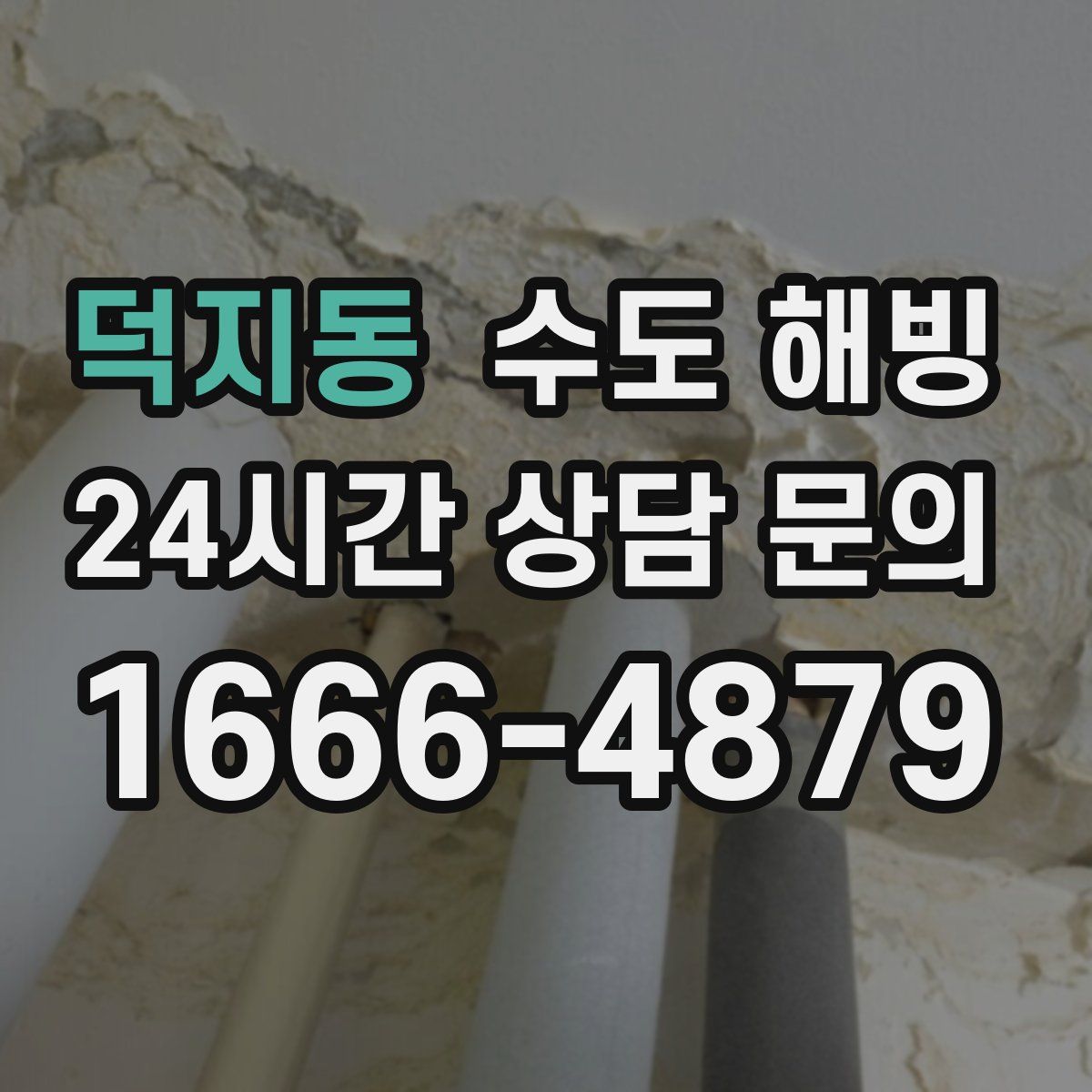 덕지동 수도 해빙