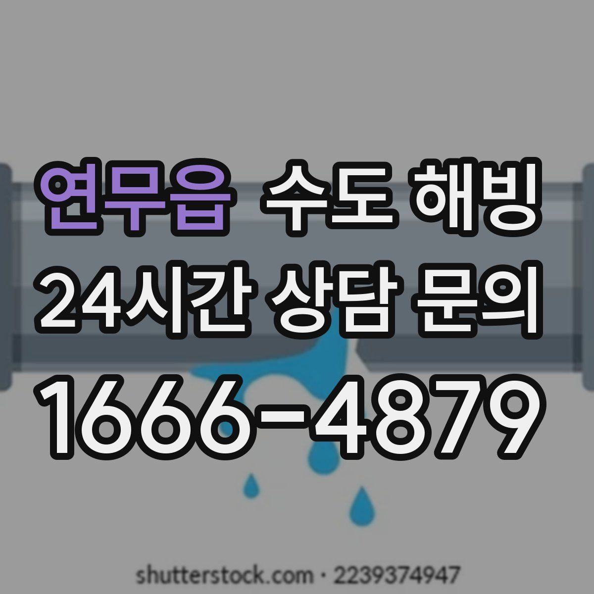 연무읍 수도 해빙