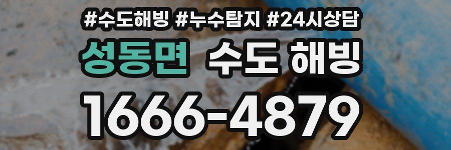 성동면 수도 해빙