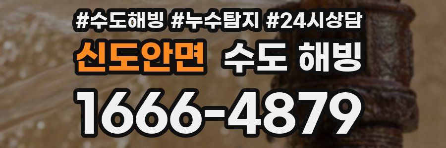 신도안면 수도 해빙