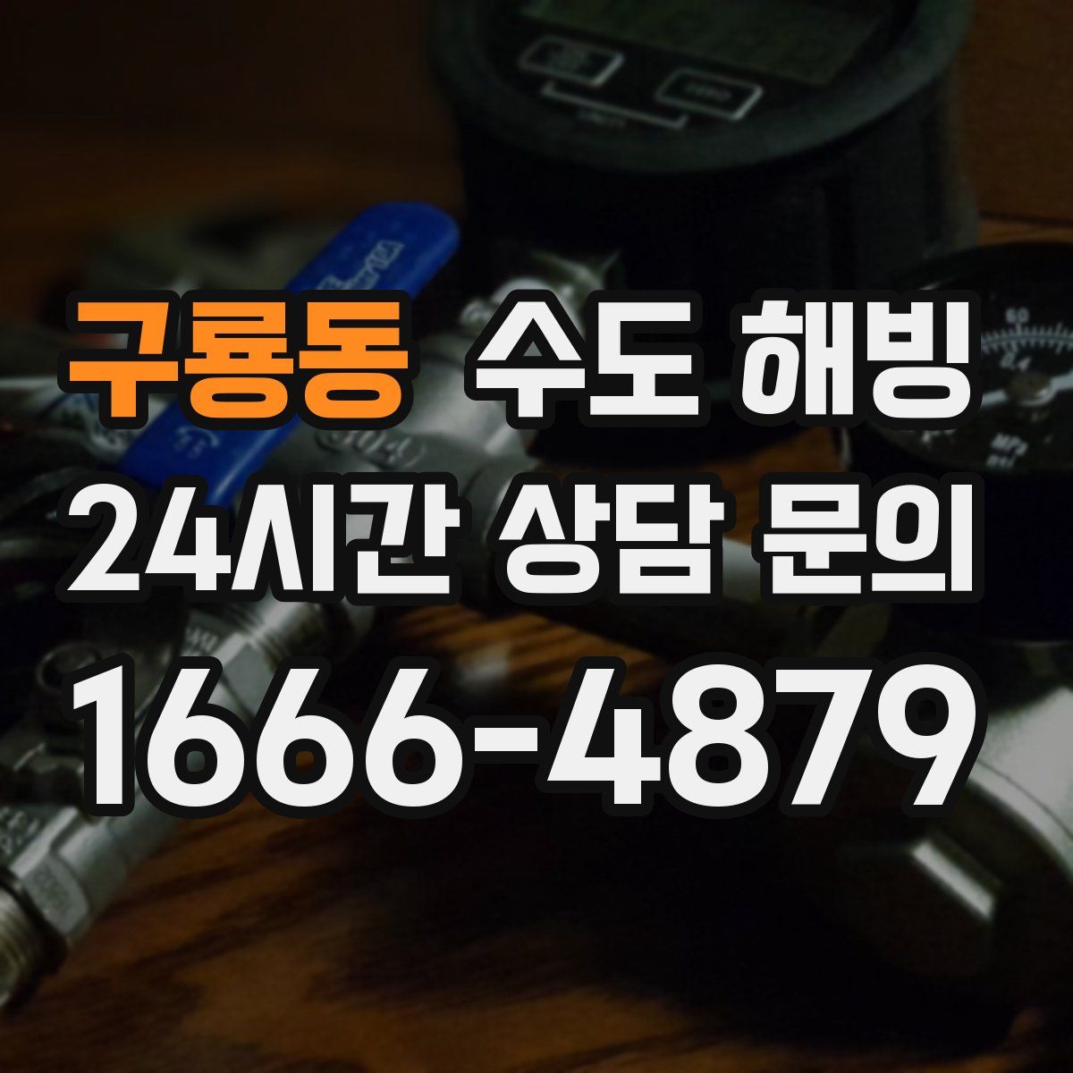 구룡동 수도 해빙