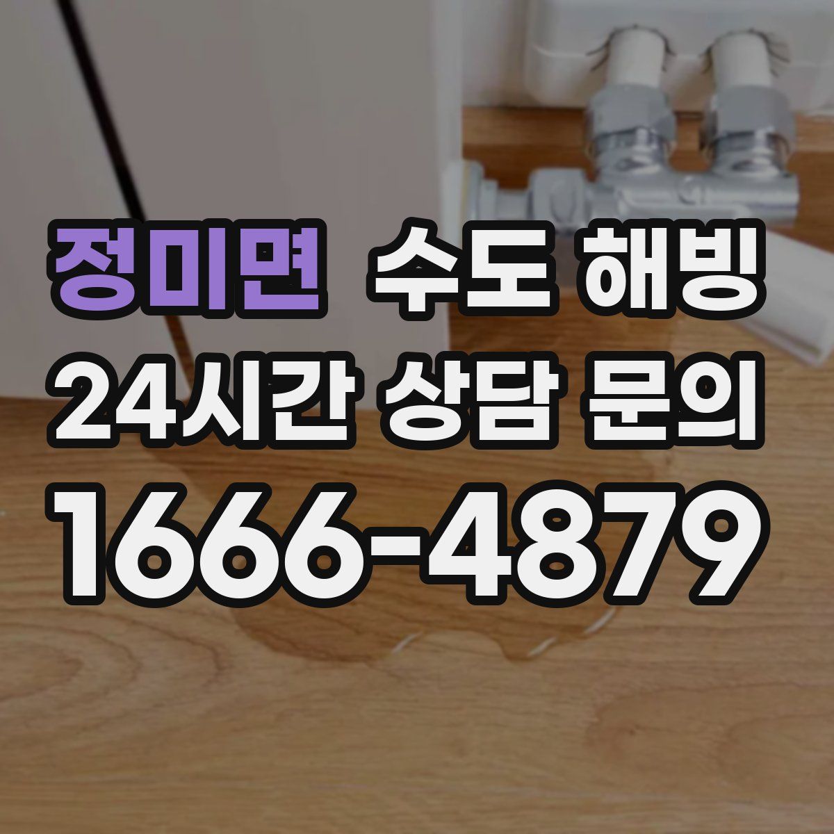 정미면 수도 해빙