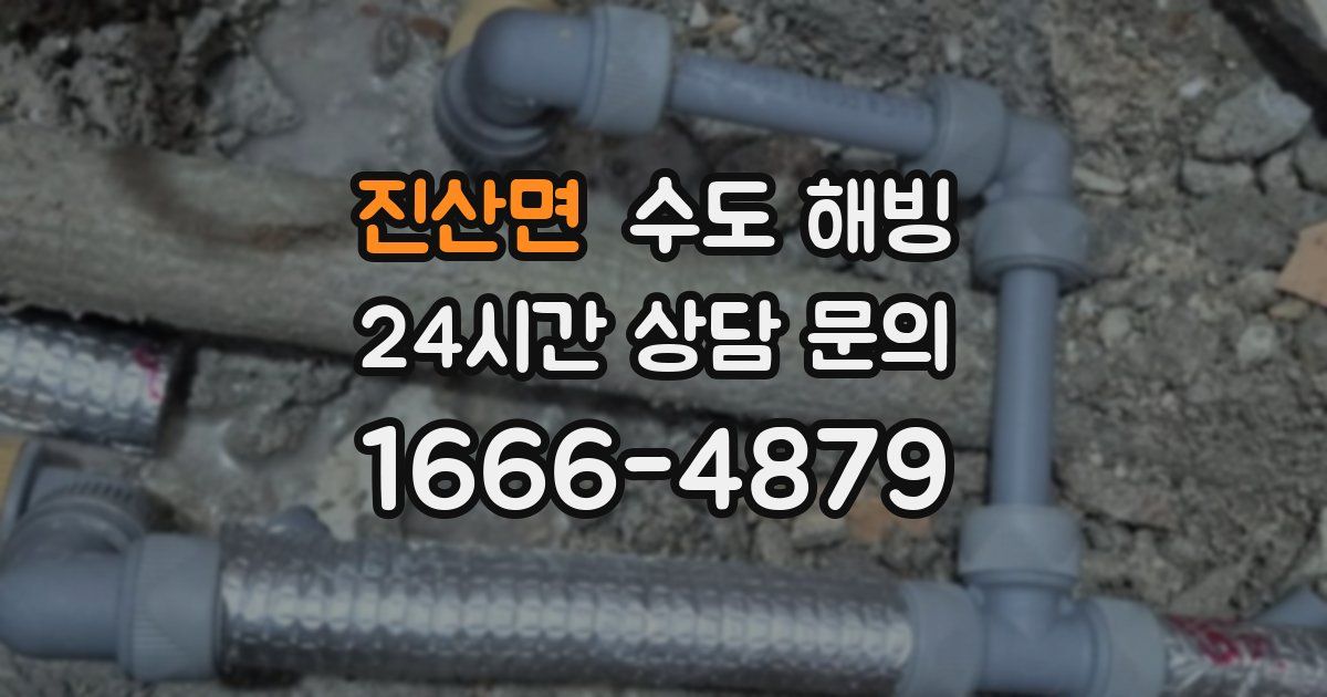 진산면 수도 해빙