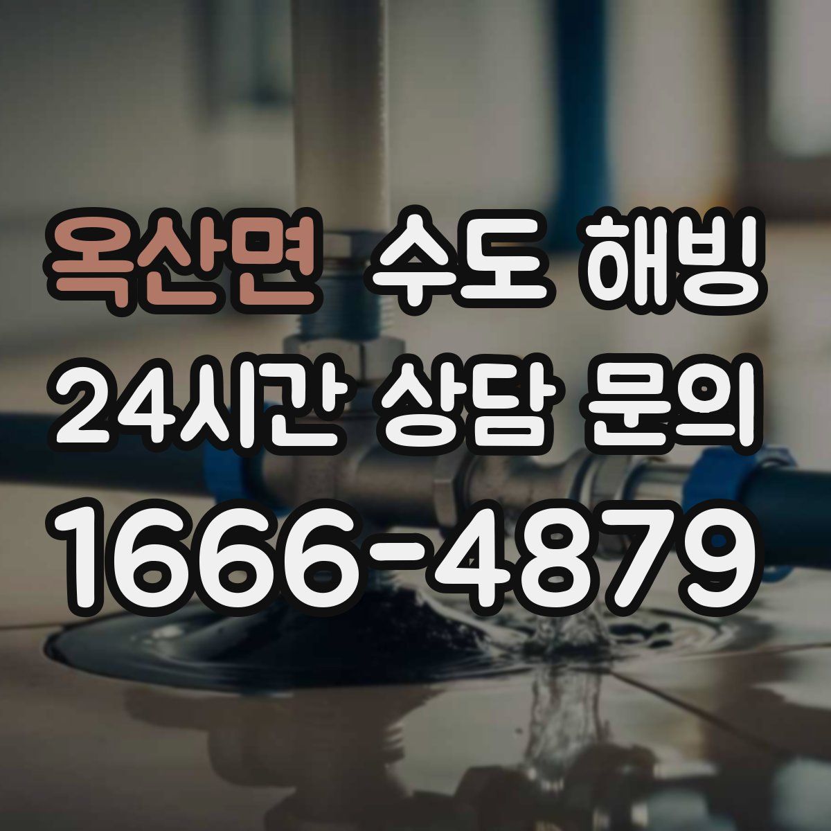 옥산면 수도 해빙