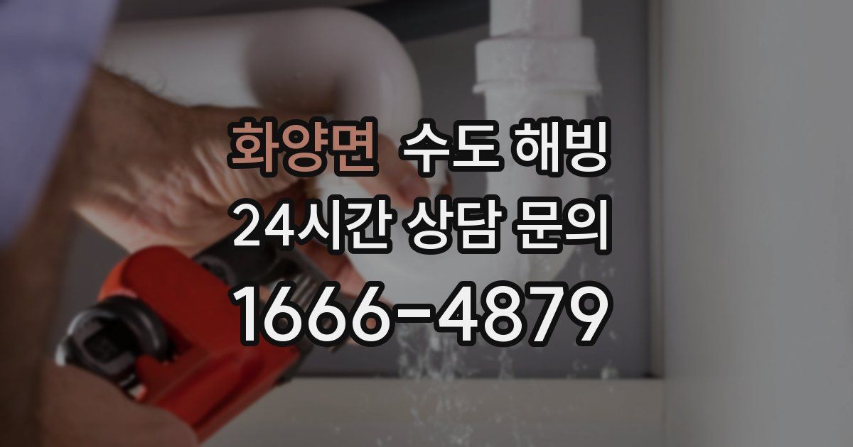 화양면 수도 해빙