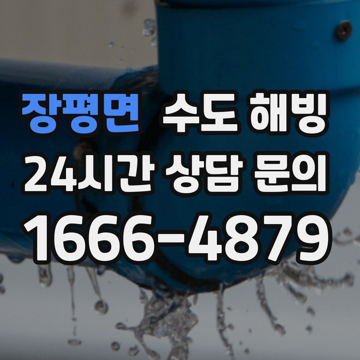 장평면 수도 해빙