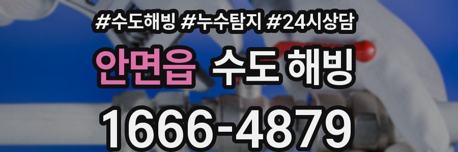 안면읍 수도 해빙