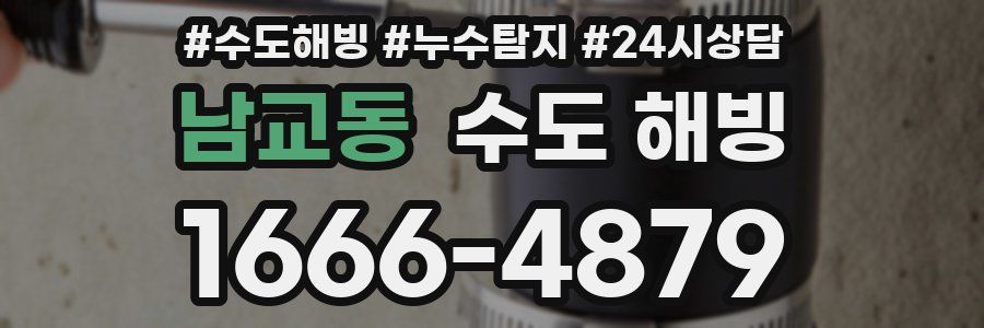 남교동 수도 해빙