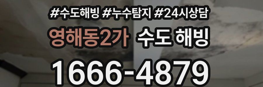 영해동2가 수도 해빙