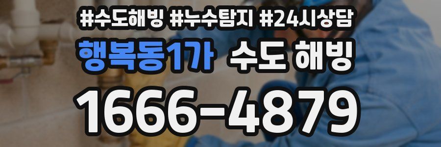 행복동1가 수도 해빙