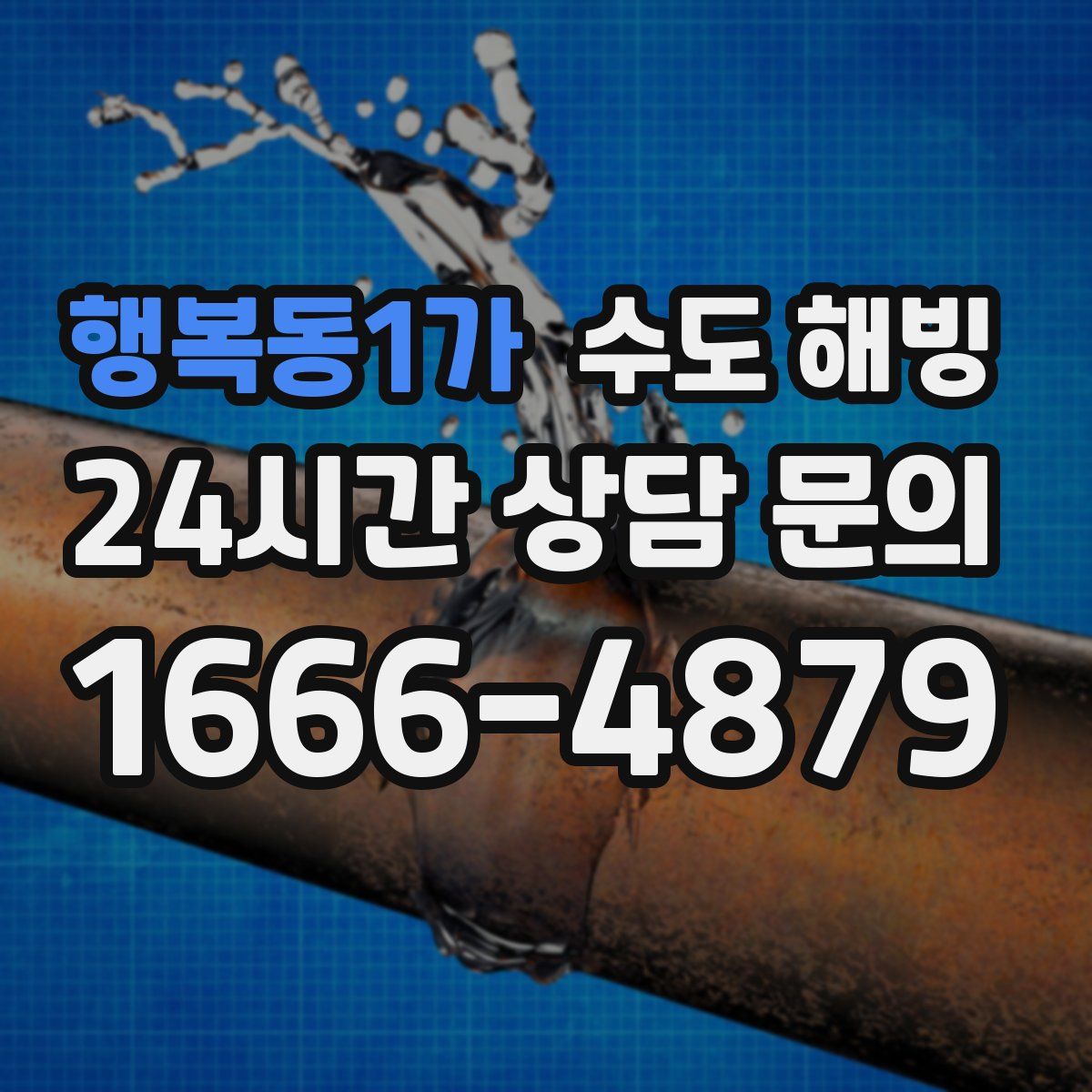 행복동1가 수도 해빙