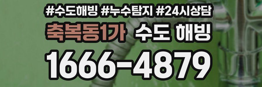 축복동1가 수도 해빙