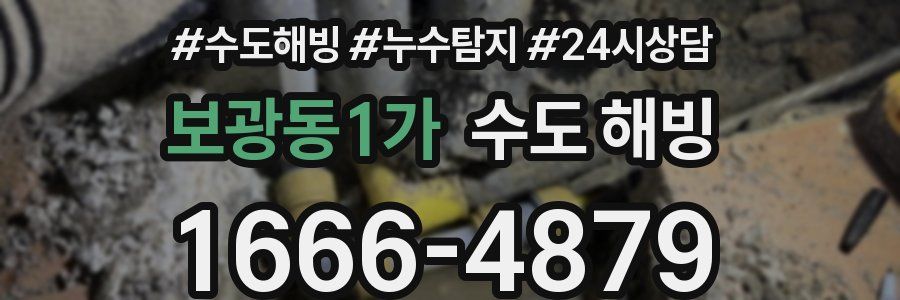 보광동1가 수도 해빙