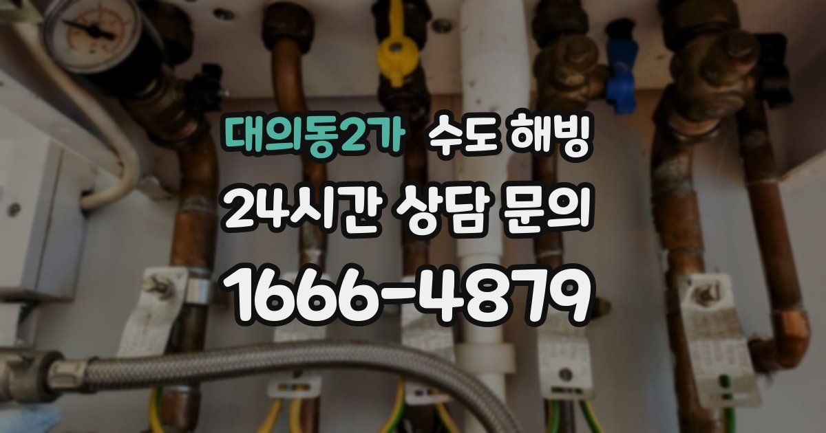 대의동2가 수도 해빙