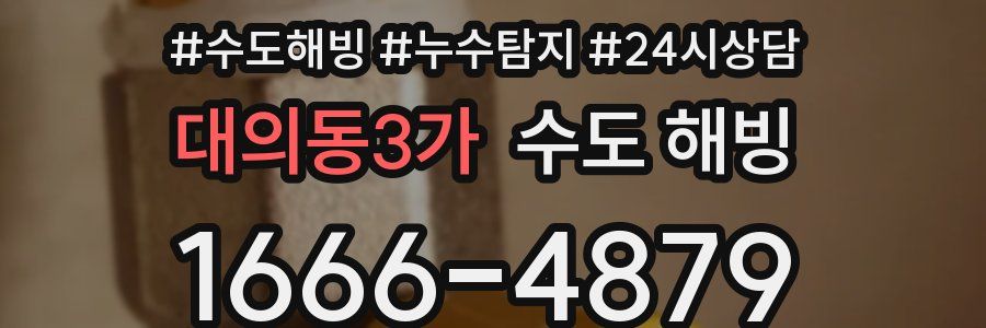 대의동3가 수도 해빙