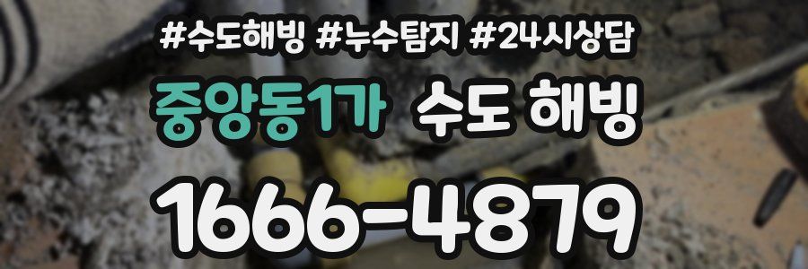 중앙동1가 수도 해빙