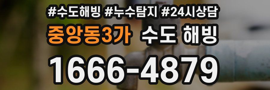 중앙동3가 수도 해빙