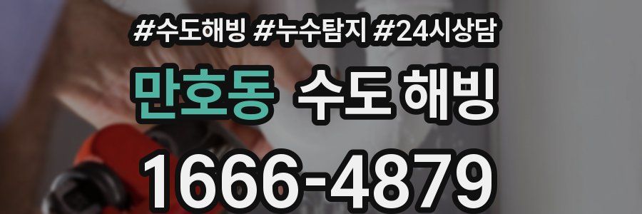 만호동 수도 해빙