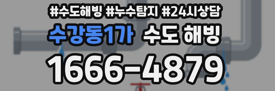 수강동1가 수도 해빙