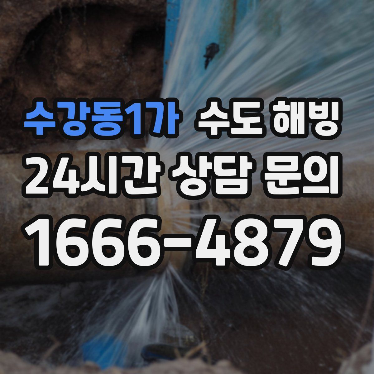 수강동1가 수도 해빙