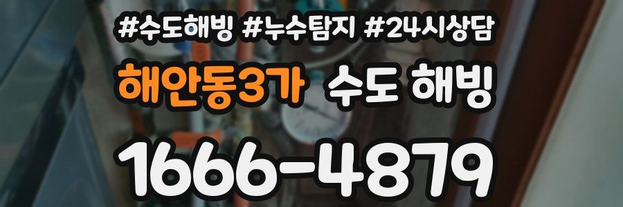 해안동3가 수도 해빙