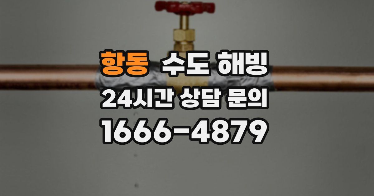 항동 수도 해빙