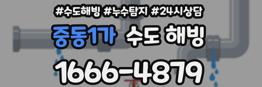 중동1가 수도 해빙