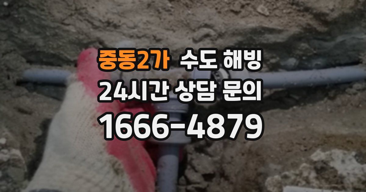 중동2가 수도 해빙