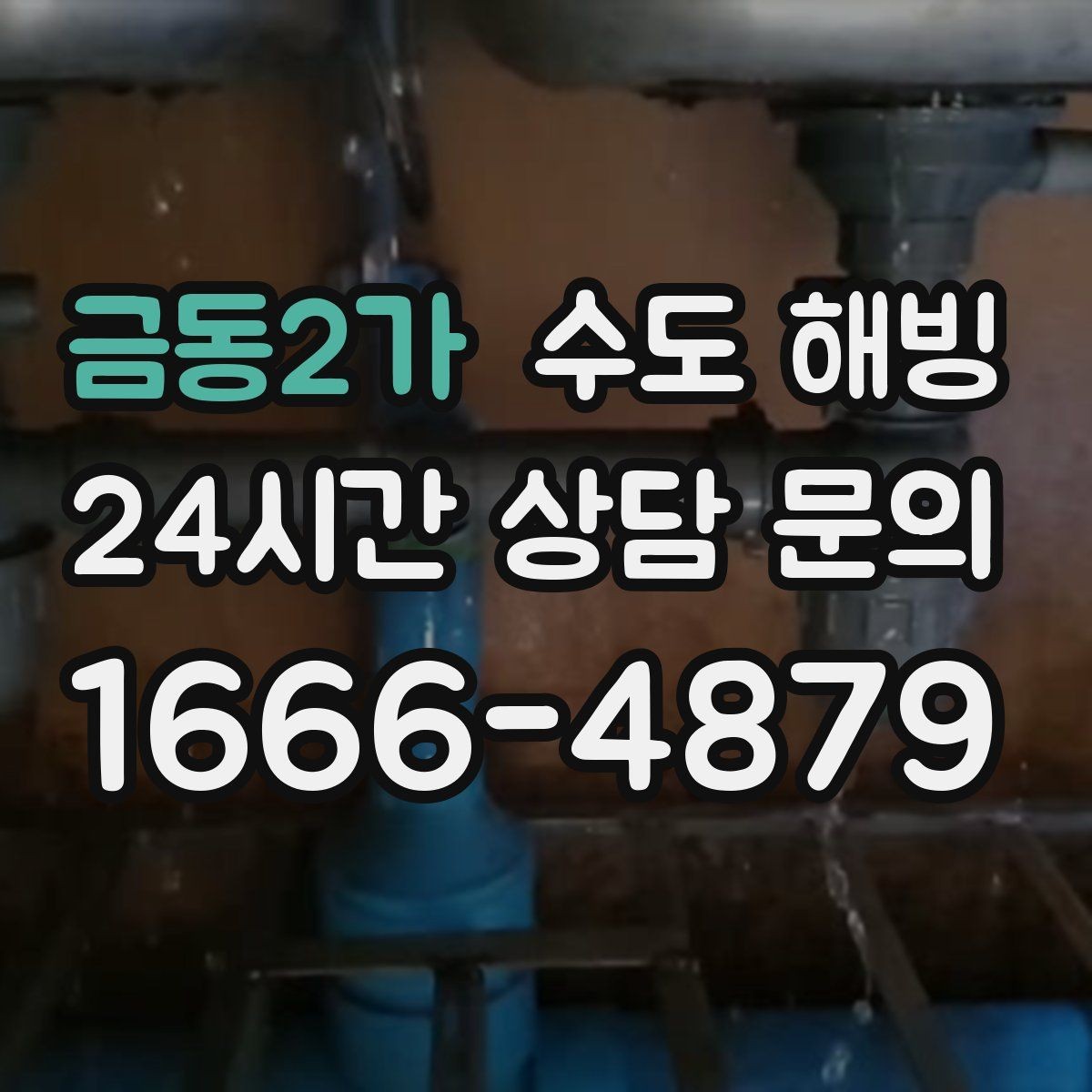 금동2가 수도 해빙 보온재를 감아도 얼 수 있는 이유
