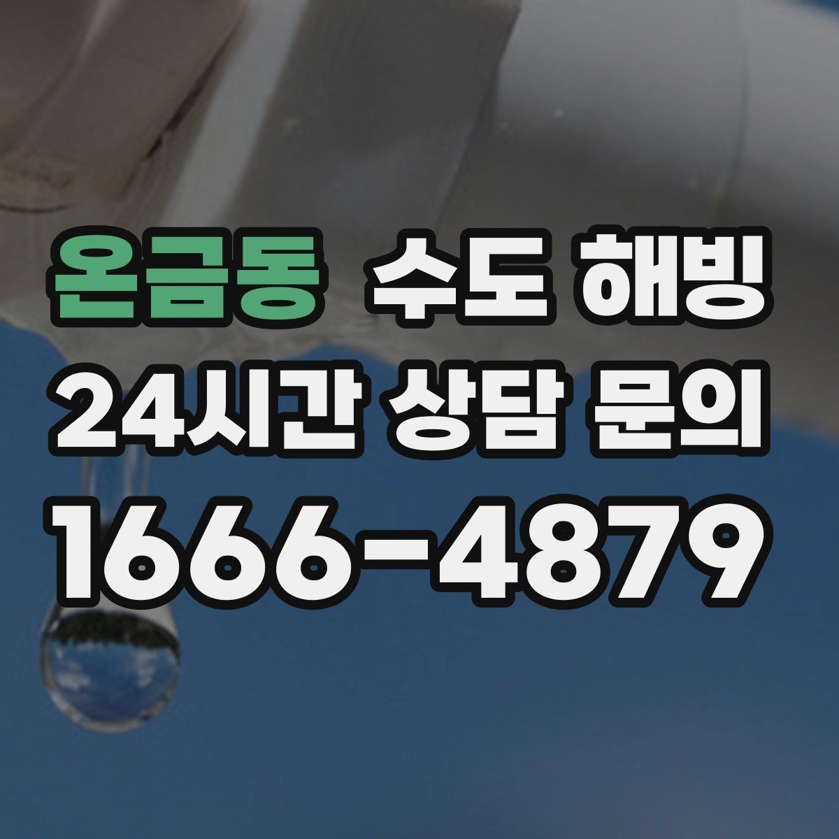 온금동 수도 해빙 장시간 외출 시 물을 어떻게 관리해야 할까