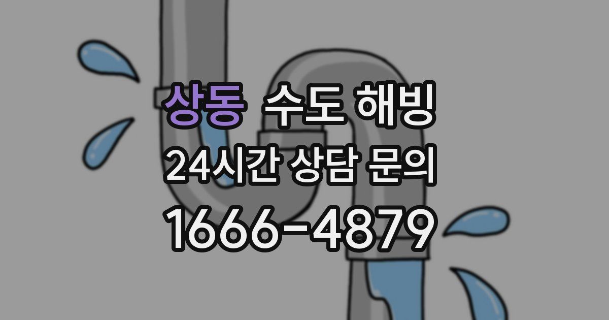 상동 수도 해빙